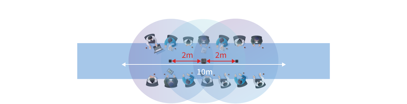  4+2 Digital microphone array