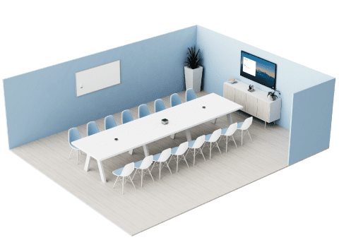  For medium meeting room