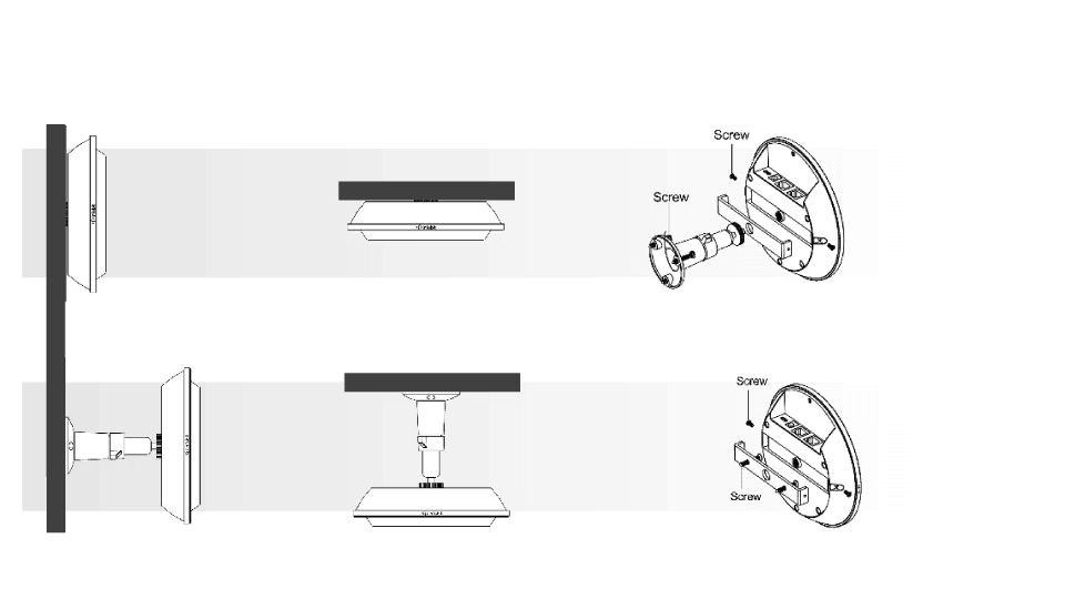  Hanging to flush-mount