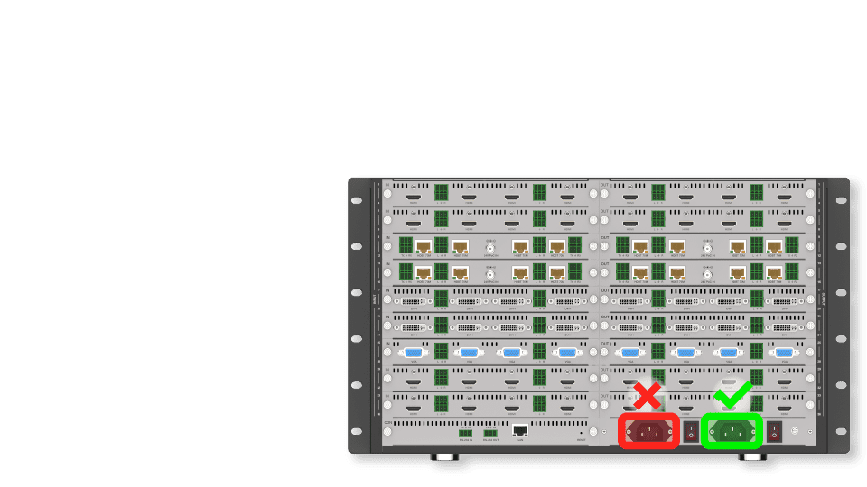  Redundant dual-power design