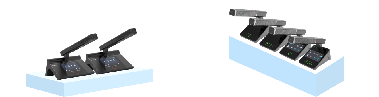  Square Stem Microphones