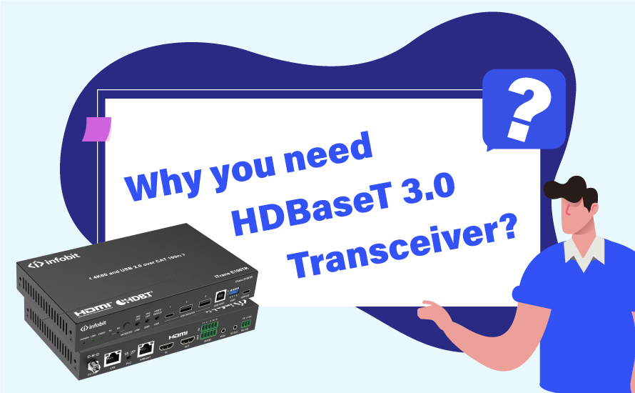 Why you need HDBaseT 3.0 Transceiver?